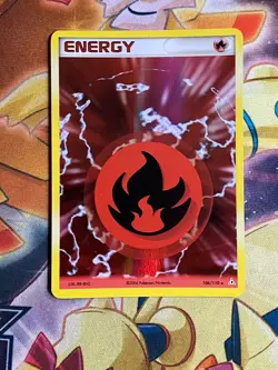 Fire Energy 106/110 Near Mint HOLO Holon Phantoms Pokemon TCG - Image 1