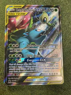 Pokemon TCG Celebrity & Venusaur GX Tag Team - sm167 NM - Image 1