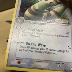 Pokemon Furret Ex Legend Maker Reverse Holo Stamped 33/92 Vintage V Ex Creased - Image 5