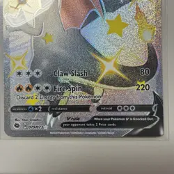 2020 Pokemon Shiny Charizard V Champions Path Secret Rare 079/073 - Image 2