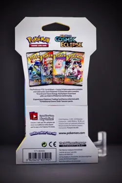 2019 Sun & Moon Cosmic Eclipse Sleeved Booster Pack Cleffa Togepi Igglybuff Art - Image 2
