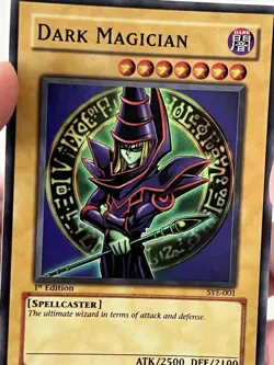 Dark Magician SYE-001 Super Rare 1st Edition Yu-Gi-Oh Card | Light Play - Image 2