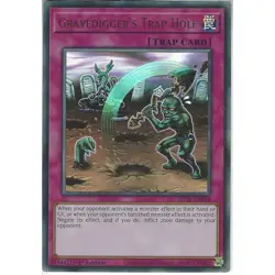 Gravedigger's Trap Hole Yu-Gi-Oh! MP21-EN086 1st Ultra Rare - Image 1