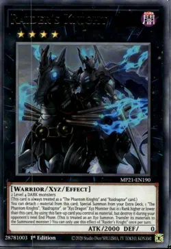 Raider's Knight 1st Ed Rare MP21-EN190 Yu-Gi-Oh! - Image 1