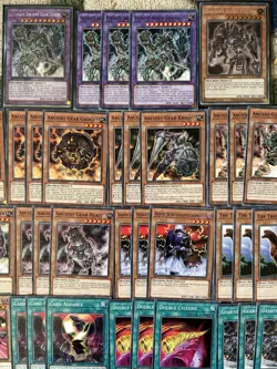 YuGiOh Fusion Ancient Gear Deck & Secret Rare Collection + Game Mat ;Gear Golem - Image 3