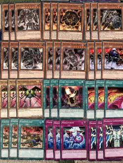 YuGiOh Fusion Ancient Gear Deck & Secret Rare Collection + Game Mat ;Gear Golem - Image 4