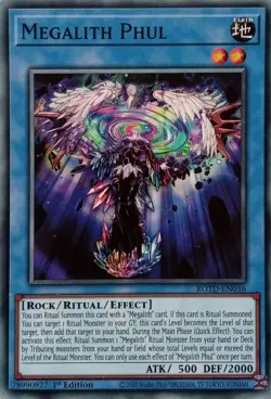 ROTD-EN036 MEGALITH PHUL COMMON 1ST EDITION YuGiOh CARD - Image 1