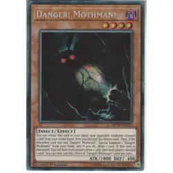 Danger! Mothman! Yu-Gi-Oh! MP19-EN219 1st Secret Rare - Image 1