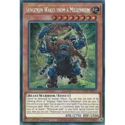 Yugioh Sengenjin Wakes from a Millennium MP25-EN077 Prismatic Secret Rare 1st Ed - Image 1