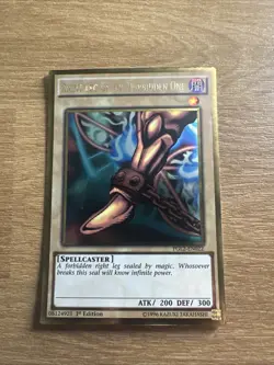 Yu-Gi-Oh! RIGHT LEG OF THE FORBIDDEN ONE / PGL2-EN022 / GOLD RARE / LP - Image 1