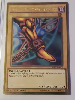 Left Leg of the Forbidden One - PGL2-EN023 - Gold Rare - 1st Edition - YuGiOh - Image 1