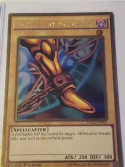 Left Leg of the Forbidden One - PGL2-EN023 - Gold Rare - 1st Edition - YuGiOh - Image 2