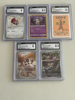 🔥 5x Pokemon Graded Card Lot + 2 Sealed Shiny Treasure EX Packs! 🔥 - Image 4