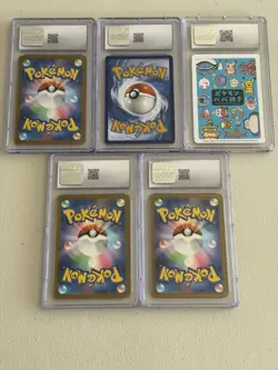 🔥 5x Pokemon Graded Card Lot + 2 Sealed Shiny Treasure EX Packs! 🔥 - Image 5