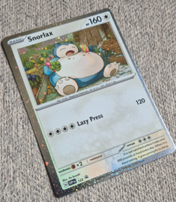 🔥 Pokemon Snorlax #122 Promo - DOUBLE ERROR Card - OC / Miscut + Ink Smear RARE - Image 1