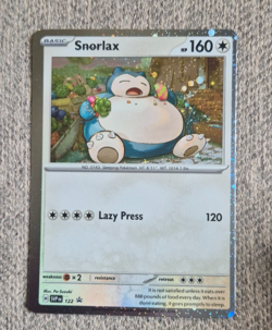 🔥 Pokemon Snorlax #122 Promo - DOUBLE ERROR Card - OC / Miscut + Ink Smear RARE - Image 2