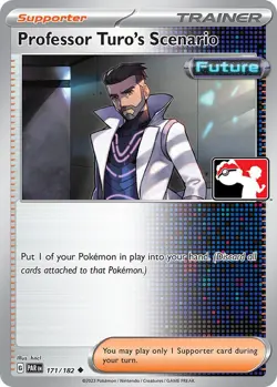 Professor Turo's Scenario - Prize Pack Series Cards - Pokemon TCG Paradox Rift - Image 1