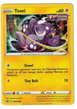 Toxel - SWSH209 - Sword & Shield Promo Cards - Pokemon TCG - LP - Cosmos Holo - Image 1