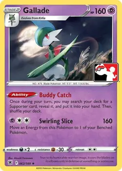 Gallade - 062/189 - Prize Pack Series Cards - Pokemon TCG - LP - Rare - Image 1