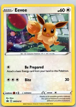 Eevee - Promo SWSH: Sword & Shield Promo Cards SWSH212 NM - Image 1