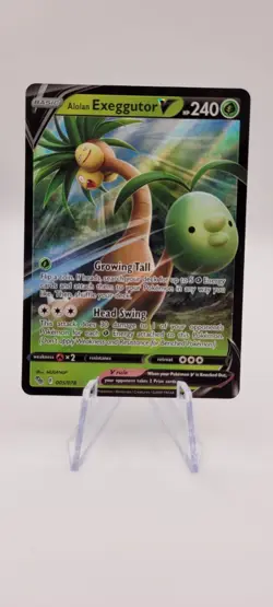 Pokemon TCG Alolan Exeggutor V Pokemon Go 005/078 Ultra Rare Holo Card - Image 2