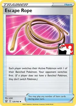 Escape Rope - 125/163 - Prize Pack Series Cards - Pokemon TCG - LP - HOLO - Image 1