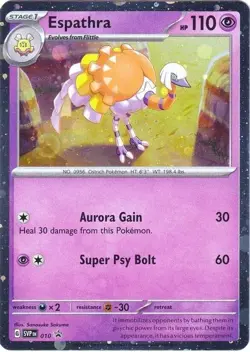 Espathra - 010 - Scarlet & Violet Promo Cards - Pokemon TCG - NM - Cosmos Holo - Image 1