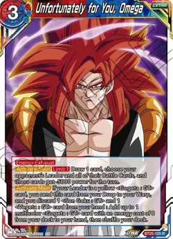 Unfortunately for You, Omega - Legend of the Dragon Balls - DBS Card Game - FOIL - Image 1
