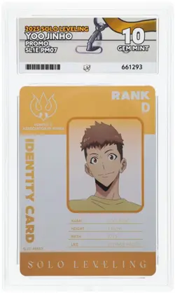 ACE 10 - Yoo Jinho - SL1E-PM07 - Solo Leveling - Mapniverse ID Card - Image 1
