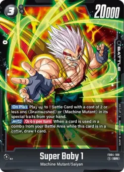 Super Baby 1 - Ultra Limit FB04-108 - DBS Card Game - NM --- FOIL - Image 1