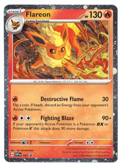 Flareon - 167 - Scarlet & Violet Promo Cards - Cosmos Holo - Pokemon TCG - LP - Image 1