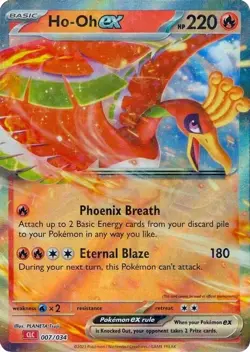 Ho-Oh ex - 007/034 - Pokemon Trading Card Game Classic Collection - LP - HOLO - Image 1