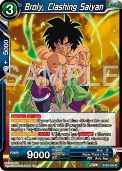 Broly, Clashing Saiyan - BT26-054 - Ultimate Advent - DBS Card Game - LP - FOIL - Image 1