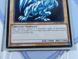 Blue-Eyes White Dragon Ultimate Rare Card OP28-EN001 (OTS Tournament Pack 28) - Image 2