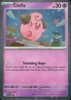 Cleffa - 095 - Scarlet & Violet Promo Cards - Pokemon TCG - NM - Cosmos Holo - Image 1