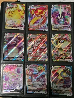 Pokemon 9 Cards FULL ART Lot All HOLOGRAM ULTRA RARE - Mint Condition - Image 1