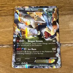 Pokemon Card White Kyurem EX BW63 2012 Black & White Black Star Promo - Image 1