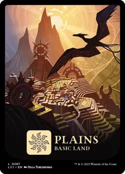 Plains (0287) - The Lost Caverns of Ixalan - Full Art Basic Land - MTG - LP - Image 1