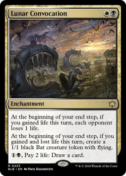 Lunar Convocation - Bloomburrow 0223 - MTG - NM - Regular Rare - Image 1