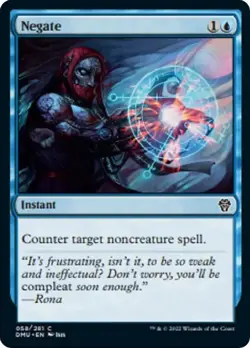 Negate - 058/281 - Dominaria United - MTG - NM --- FOIL - Image 1