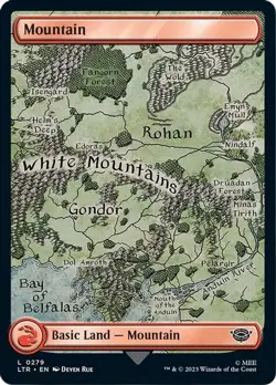 Mountain (0279) - MTG The Lord of the Rings (2023) - NM - Full Art Basic Land - Image 1
