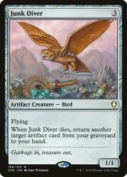 Magic The Gathering MTG JUNK DIVER Commander Anthology Volume II NM Near Mint - Image 1