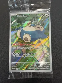 Pokemon TCG Snorlax SVP051 Scarlet & Violet 151 ETB Full Art Promo SEALED - NM/M - Image 1