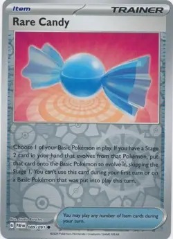Rare Candy - 089/091 - Pokemon TCG Paldean Fates (2024) - LP - Reverse Holo - Image 1