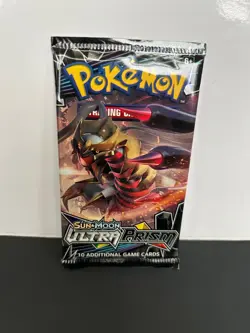 NEW. Sun & Moon ULTRA PRISM Pokemon TCG Factory Sealed Booster Packs 3 Packs Art - Image 4
