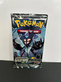 NEW. Sun & Moon ULTRA PRISM Pokemon TCG Factory Sealed Booster Packs 3 Packs Art - Image 5