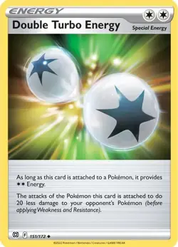 Double Turbo Energy - 151/172 - Pokemon TCG Brilliant Stars - LP - Image 1