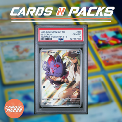 Carte Pokemon Zorua de N FA 189/159 PROMO Aventures Ensemble EV9 PSA 10 🇫🇷 - Image 1