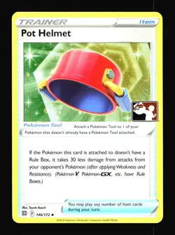 Pot Helmet - 146/172 - Prize Pack Series Cards - Cosmos Holo - Pokemon TCG - LP - Image 1