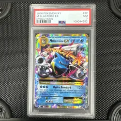 2016 Pokemon Xy Evolutions M Blastoise EX Evolutions PSA 7 #22 - Image 1